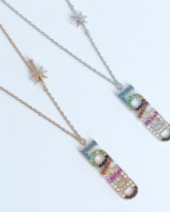 레인보우 러브드 목걸이