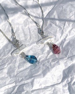 [핸드메이드] 마블스톤 목걸이