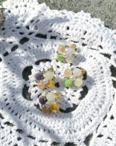 믹스컬러 귀걸이