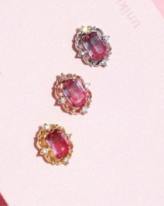 [낱개판매]로맨틱 크리스탈 귓바퀴 이너컨츠 피어싱(1ea)