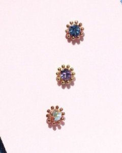 [낱개판매]솔라 플라워 연골 이너컨츠 피어싱(1ea)