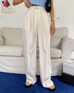 리프와이드슬랙스(밴딩)