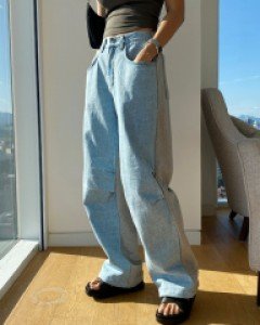 배색스트링조거팬츠