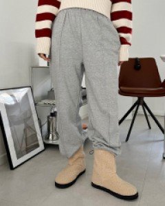 뱅쇼핀턱조거팬츠