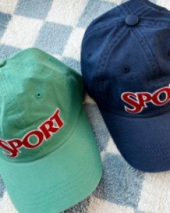 배색레터링볼캡