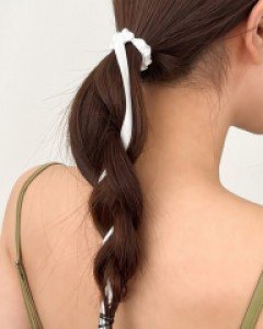 새틴리본머리끈