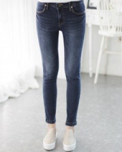 J79 SL3138/라온 히든 밴딩 워싱 데님팬츠