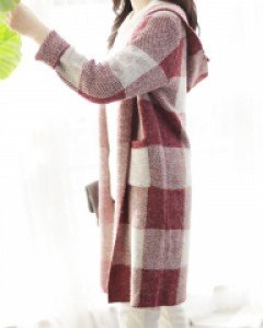 M107 Y3473/라비앤 체크후드 니트가디건(주문폭주!)