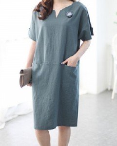O28 OP4920/포베르 린넨비조 원피스(주문폭주!)