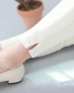 D53 SL7011/니엘 밑단슬릿 밴딩팬츠(주문폭주!)