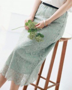 J55 SK7878/쥴리얼 레이스 롱스커트