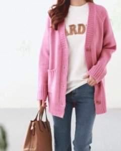 B63 KN7568/퀸즈 양포켓 니트가디건(강력추천!)