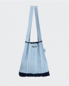 Roziluv pleats knit M sea & blue