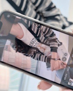 L22CS-KN1729/웨얼즈 스트라이프 니트 가디건