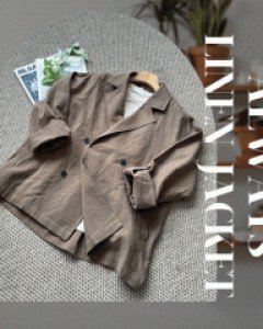 L22DS-JK2170/올웨이 린넨 자켓