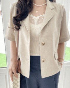 L22CS-JK2255/메이 반팔 썸머자켓