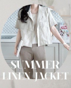 L22DM-JK2310/엘리엇 린넨 자켓