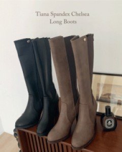 L22SW-SH2945/티아나 스판 첼시 롱부츠