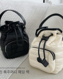 L22CW-BG3157/플린  패딩 백