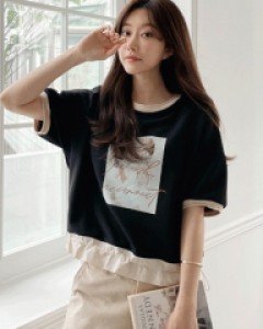 L23CS-MK3488/로빈 레글런 반팔 티셔츠(최다주문!)