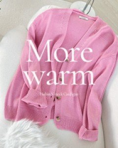 L23DW-MK3307/호빈 브이넥 가디건