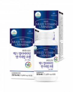 남성 종합 비타민 맥스 멀티비타민 앤 미네랄 포맨 2통 6개월분