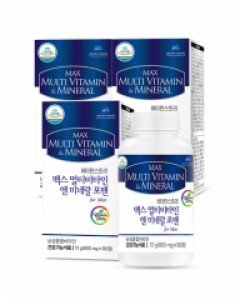 남성 종합 비타민 맥스 멀티비타민 앤 미네랄 포맨 3통 9개월분