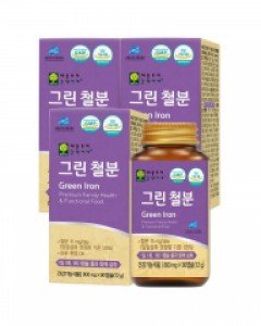 그린 철분 800mg x 90캡슐 x 3병 9개월분