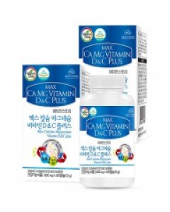 맥스 칼슘 마그네슘 비타민 D&C 플러스 2통 2개월분