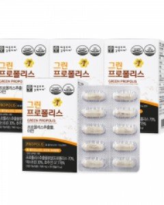 애플트리김약사네 그린 프로폴리스 500mg x 30캡슐 x 4박스 4개월분