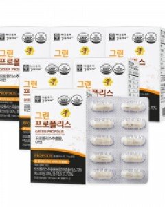 애플트리김약사네 그린 프로폴리스 500mg x 30캡슐 x 6박스 6개월분