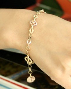 14K 18K 엘레강스크로스 팔찌