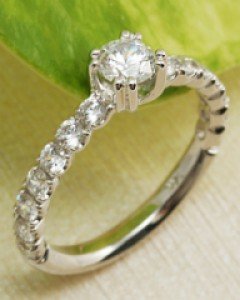 14K 18K 브릴리언트 프로포즈 반지