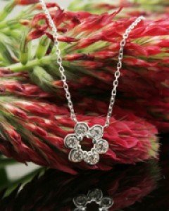 14K 18K 레몬 큐빅 목걸이