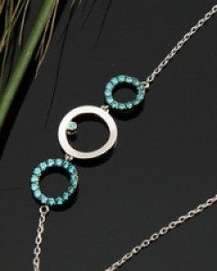 14K 18K 유니 트리플 팔찌