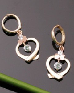 14K 18K 코코 리본 귀걸이