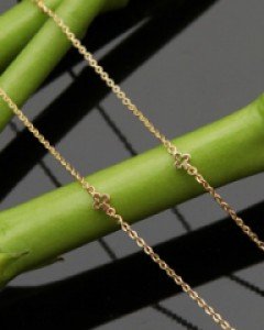 14K 18K 미니 클로버 데일리 체인 목걸이