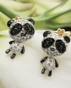 14K 18K 코코 팬더 귀걸이