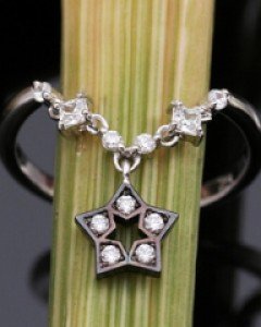 14K 18K 스윙 스타 반지