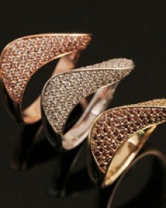 14K 18K 볼드 파인 볼륨 반지