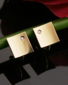 14K 18K 모모 네모 귀걸이