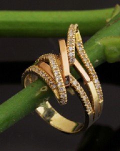 14K 18K 프렌치 볼륨 애끼 반지