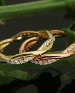 14K 18K 프리미엄 꽈배기 반지