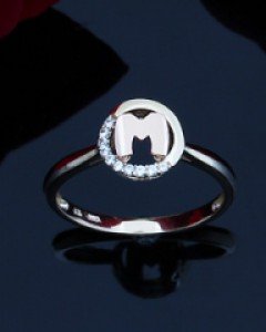 14K 18K 써클 큐빅M 반지