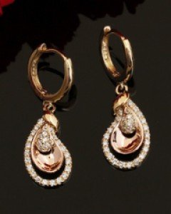 14K 18K 노블레스 물방울 귀걸이