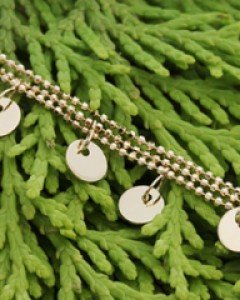 14K 18K 드롭 코인 팔찌