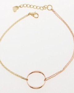 14K 18K 벨리 써클 팔찌