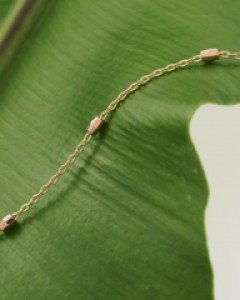 14K 18K 에그 컷팅볼 체인 목걸이