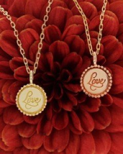 14K 18K 코인 러브 목걸이
