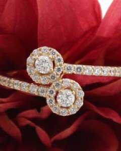 14K 18K 앤디 버블링 반지